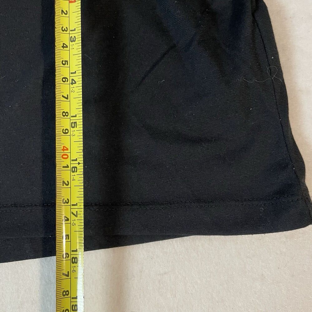 Nike Women's Black Crop Top Oversized Size XL Red Tag Short Sleeve - Picture 4 of 5